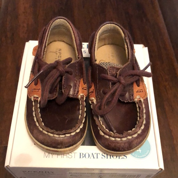 Sperry bluefish crib shoes - Picture 5 of 5